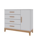 Ver imagem 2 de Comoda Fraldário para Quarto de Bebê Mdf Hellen