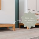 Ver mais imagens de Comoda Fraldário para Quarto de Bebê Mdf Hellen