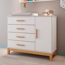 Ver imagem 1 de Comoda Fraldário para Quarto de Bebê Mdf Hellen