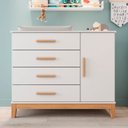 Ver imagem 7 de Comoda Fraldário para Quarto de Bebê Mdf Hellen