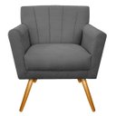 Ver imagem 3 de Kit Diva Recamier Vanessa 185cm Lado Esquerdo e 02 Poltronas Laura Suede - Amarena Móveis