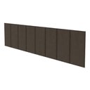 Ver imagem 2 de Cabeceira Modular Estofada Adesiva Autocolante Queen 1,60 - Marrom