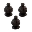 Ver imagem 1 de Kit 3 Pinha Ferro Fundido N13 para Grade Sacada Muro 5x3cm