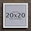 Ver imagem 4 de Kit 2 Unidades Moldura 20x20 Quadro com Acetato