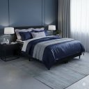Ver imagem 2 de Cama Box King Castor Black e White Air Double Face D33 193x203x54 + Box Castor