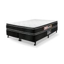 Ver imagem 1 de Cama Box King Castor Black e White Air Double Face D33 193x203x54 + Box Castor