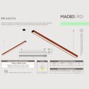 Ver imagem 7 de Luminária Pendente Led Dakota 36w 4000lm Bivolt em Madeira Maciça