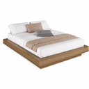 Ver imagem 2 de Cama Casal Queen Suspensa Zurique CZ1160 Mel - Art In Móveis