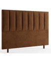 Ver imagem 1 de Cabeceira Luzzi Decor para Cama Box Viúva Tamanho 1.28 -suede Marrom
