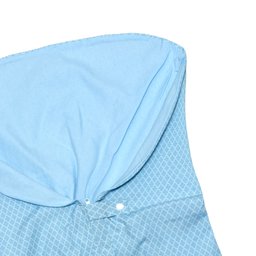 Porta Bebê Saco de Dormir Percal e Tricoline com Zíper Azul Coleção Hipopótamo Provençal - 2 Porta Bebê Saco de Dormir Percal e Tricoline com Zíper Azul Coleção Hipopótamo Provençal - 2