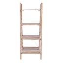 Ver imagem 5 de Arara Estante De Prateleira Closet Quarto Madeira Natural Organizadora Technox