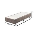 Ver imagem 3 de Base Box Somiê Solteiro 37x88x188cm Uni Marrom Ecoflex