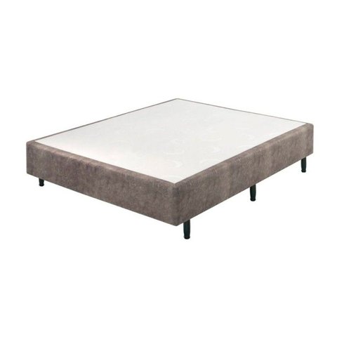 Base Box Somiê Casal 37x138x188cm Uni Marrom Ecoflex