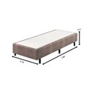 Ver imagem 3 de Base Box Somiê Solteiro 37x79x198cm Uni Marrom Ecoflex