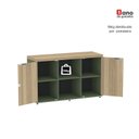 Ver imagem 6 de Armário para Escritório com 2 Portas com Chave 121,5cm PE40 Branco