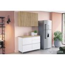 Ver mais imagens de Cozinha Modulada Nesher 2 Peças Rainha CZ430 Branca/Nature