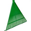 Ver imagem 2 de Kit 5 Vassouras de Plástico Jardim Grama Rastelo sem Cabo Fs