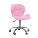 Ver imagem 1 de Cadeira Office Eiffel Slim Ajustável Oficial Rosa