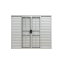 Ver imagem 3 de Veneziana 6 Folhas Aluminio Branco com Grade 1,00x1,20