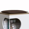 Mesa Lateral com Nicho para Pet Almofada em Corino  - 6