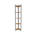 Ver imagem 2 de Estante Cantoneira Kappesberg Estilo Industrial LI022 Cor Canela/Preto Fosco