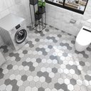 Ver imagem 4 de Adesivo Vinilico Lavavel para Piso Texturizado Hexágono Cinza
