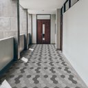 Ver imagem 5 de Adesivo Vinilico Lavavel para Piso Texturizado Hexágono Cinza