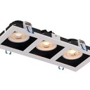 Ver imagem 1 de Spot Led Taschibra Quadrado Recuado Triplo Embutir Frame 15w Bivolt 3000k Luz Quente