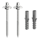 Ver imagem 2 de Parafuso Vaso Sanitario 10mm X 9cm Aco e Aco Inox Ref 7457 Censi (embalagem com 2 Pecas)