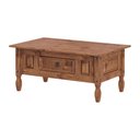 Ver imagem 2 de Mesa de Centro Madeira Maciça 1 Gaveta Carvalho