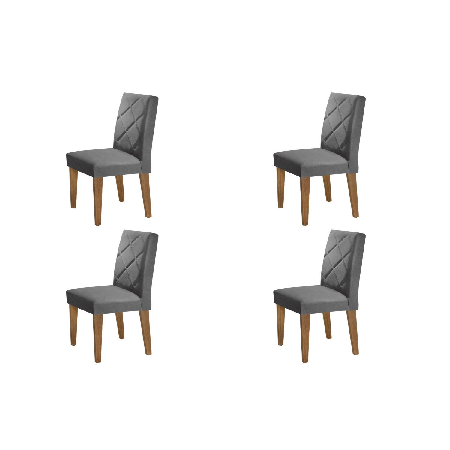 Conjunto 4 Cadeiras Irlanda Rufato - 1