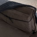 Ver mais imagens de Kit 3 Pçs Capa Protetora Sofá Retrátil Assento 1,80m Shield: Kit 3 - Cinza e Preto
