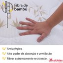 Ver imagem 4 de Cama Box Colchão Solteiro 100% Espuma Dupla Face Antialérgico 88x188x56cm BF Colchões