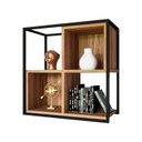 Ver imagem 2 de Prateleira Industrial com Nicho Teca Pequena