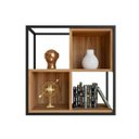 Ver imagem 3 de Prateleira Industrial com Nicho Teca Pequena