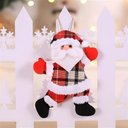 Ver imagem 2 de Kit 4 Pendentes Árvore de Natal Noel Urso Neve Rena 18cm