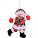Ver imagem 5 de Kit 4 Pendentes Árvore de Natal Noel Urso Neve Rena 18cm