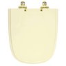 Assento Sanitário Soft Close Ibiza Bone para Vaso Incepa com Ferragem Dourada - 1
