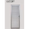Porta de Alumínio Veneziana 210x80cm Batente 6,2cm Lucca Alumasa  - 2