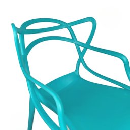 Kit 4 Cadeiras Allegra Indoor e Outdoor Design Atemporal:azul Turquesa - 5