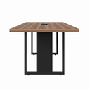 Ver imagem 2 de Mesa Reunião Retang Start 2,00 X 0,90 Pé Quadro Nogal/preto