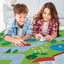 Ver imagem 2 de Tapete Pista de Carrinhos Infantil Ilustrado Criança Lona