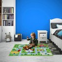 Ver imagem 4 de Tapete Pista de Carrinhos Infantil Ilustrado Criança Lona