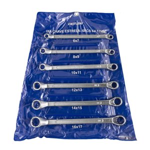 Chave Estrela - 6 a 17mm (6 Peças) - Eda