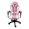Cadeira Gamer Rosa Reclinável Massageador GAM-007 - 1