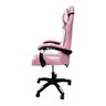Cadeira Gamer Rosa Reclinável Massageador GAM-007 - 4