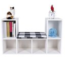 Ver imagem 1 de Organizador Infantil com Assento Nicolas MDF 15mm 100cm Branco Woodcore