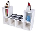 Ver imagem 2 de Organizador Infantil com Assento Nicolas MDF 15mm 100cm Branco Woodcore