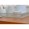 Kit Higiene Porcelana Bebê Bandeja Cinza + Térmica 500 Ml Maternidade - 5