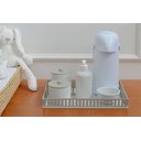 Ver imagem 6 de Kit Higiene Porcelana Bebê Bandeja Cinza + Térmica 500 Ml Maternidade